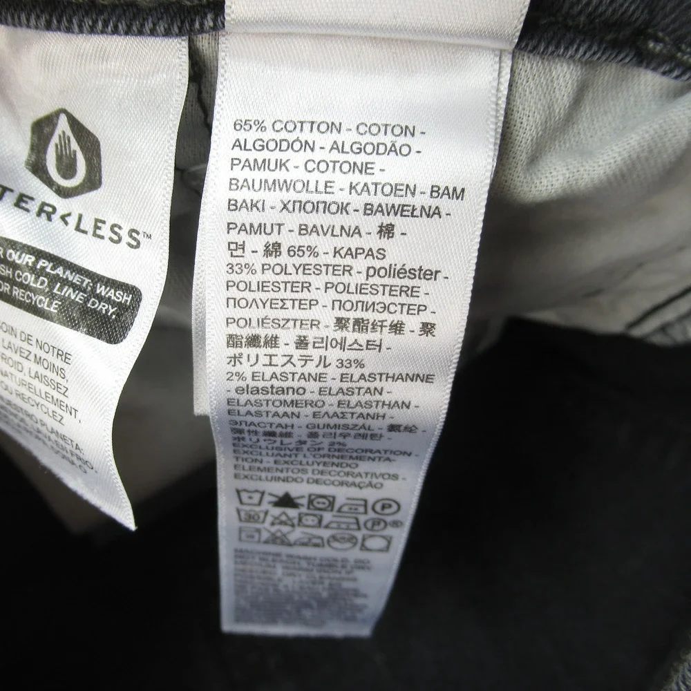 Levis 541 Mens Athletic Taper Jeans Dark Gray Charcoal 34x32 18181-0005